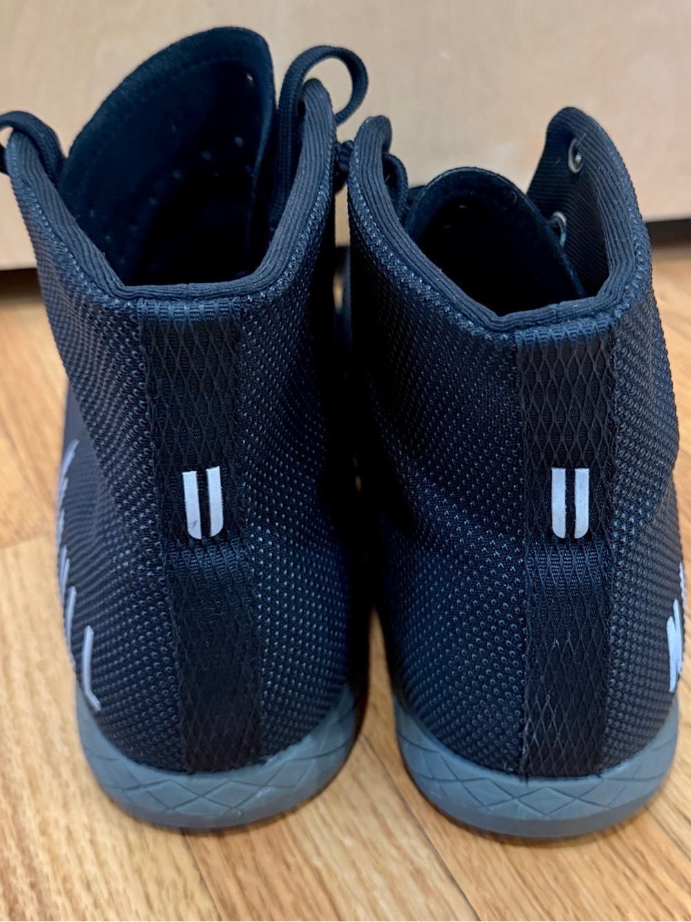 NOBULL Black Knit High-Top Sneakers - Picture 4 of 6